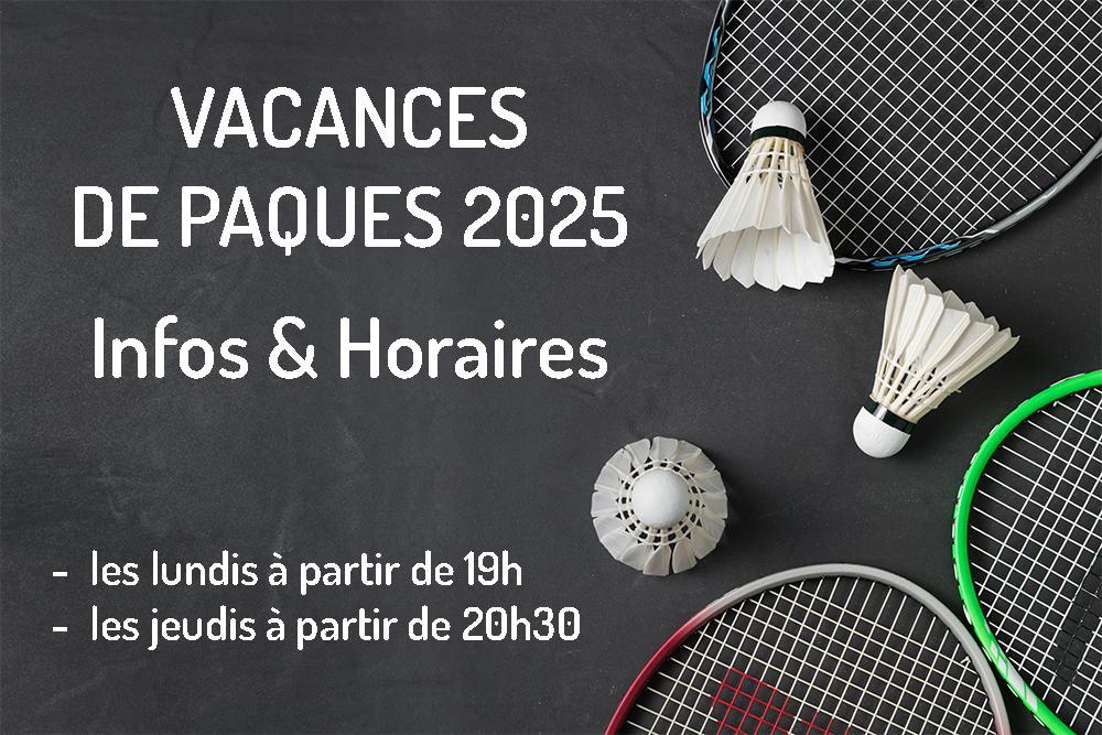 Infos & Horaires vacances Pâques 2025